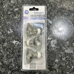 Ge Floodlight Bulbs 61142 35-WATT 200-LUMEN MR16 With GU10 Base 3-PACK. Fixed Price $9.49.