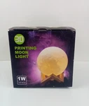 Usb Rechargeable 3D Printing Moon Lunar Led Night Light Stand Lamp Touch Sensor. Fixed Price $15.00.