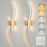 Modern Wall Sconce Set Of, 5CCT Dimmable Indoor Led Lighting. Fixed Price $199.99.