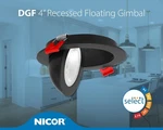 Nicor Lighting DGF4(V3) Canless Downlight, Inches, Black. Fixed Price $17.00.