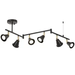 Seeblen 6-LIGHT Modern Track Lighting Fixtures Black -a,. Fixed Price $140.26.