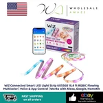 Wiz Connected Smart Led Light Strip 605568 16.4 Ft Rgbic Flowing Multicolor. Fixed Price $34.99.