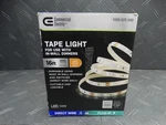 Commercial Electric 16 Ft. Led Ac Dimmable White Tape Light Kit Under Cabinet. Fixed Price $30.99.