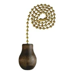 Westinghouse 7701300 Wooden Knob Walnut Finish Pull Chain, 12 New. Fixed Price $6.00.