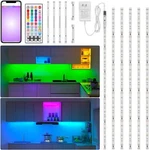 Rgbw Under Cabinet Lighting Kit With App And Remote 9.8FT, 32768 Diy Colors. Fixed Price $51.13.