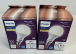 Lot - Philips Wiz Smart Wifi Light Bulb 100W Equivalent A21 Led Soft White. Fixed Price $19.98.