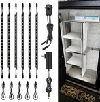 Torchstar Led Safe Lighting Kit, (6) 12 Inch Linkable Bars + Motion Sen. Fixed Price $53.99.