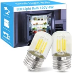 Compact 2-INCH E26 Led Appliance Bulbs 4W Daylight Pairs For Reliable Lighting. Fixed Price $9.45.