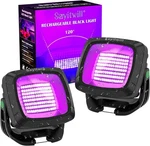 Rechargeable 2 Pack, 6000AMH Battery Powered Blacklight, 395NM Po.... Fixed Price $50.25.