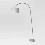 Avenal Shaded Arc With Marble Base Floor Lamp (nickel) - Project 62. Fixed Price $69.06.