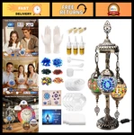 Diy Globe Turkish Mosaic Lamp Kit - 23" Stained Glass Table Project, Easy. Fixed Price $191.99.