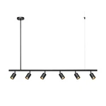 Track Light 55 6 Adjustable Height Pivoting Matte Black GU10 Electric Globe Base. Fixed Price $179.99.
