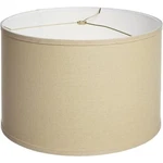 Cal Lighting Drum Hardback Fabric Shade, Beige SH-1348. Fixed Price $79.99.
