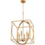 6 Light Cube/sphere Pendant Soft Contemporary Style - 18 Inches Wide By. Fixed Price $637.00.