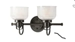 Progress Lighting P2991-74 Archie 17 2-LIGHT Venetian Bronze Bath Vanity. Fixed Price $50.00.