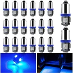 Ym E-bright 20-PACK Blue BA9S 5050 5SMD Led Bulbs Clearance Wedge 12V, Bule. Fixed Price $18.76.