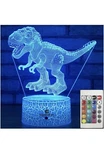 Easuntec 3D Multicolored Night Light T-rex Dinosaur For Boys And Girl Gifts. Fixed Price $12.92.