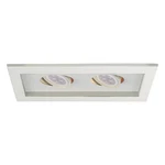 Wac Low Voltage Multiples Recessed Two Light Trim In White And 8W 5.... Fixed Price $185.38.