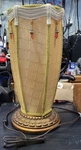 Beaded Bedside Fabric Table Lamp Nite Lite (8.5 18"). Fixed Price $100.00.