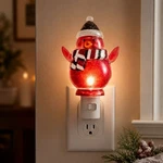 Midwest Cbk Cardinal Christmas Plug-in Night Light Red Glitter Holiday Decor. Fixed Price $29.99.