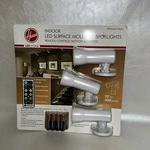 Hoover Indoor Led Surface Mounted Spotlights 3 W/ Remote Motion Activated. Fixed Price $32.99.