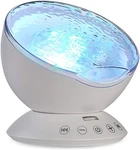 Tomnew Ocean Wave Projector Sound Machine, Night Light With White. Fixed Price $35.94.