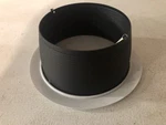 #70144 Progress Lighting 6 In. White Recessed Baffle Trim (black)-new Ships Free. Fixed Price $14.90.