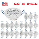 20 Pack 3W Dimmable Downlight Ceiling Recessed Cabinet Wall Spot Lamp. Fixed Price $40.89.