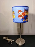 18" Nickelodeon Paw Patrol Lamp Pull Chain Activated Silver W/ Shade Kids Room. Fixed Price $16.95.