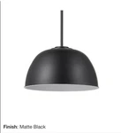 Globe Electric 66006 Warren 22"W Led Pendant - Black. Fixed Price $19.99.
