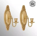 Renovators Supply Candlestick Wall Sconce - Solid Brass Lot Of 2. Fixed Price $69.99.