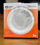 Commercial Electric White Recessed Led Trim Rings Light Free Ship. Fixed Price $13.75.