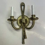 Crystorama Lighting Two Wall Sconce Classic Style 15"X8" Brass 650-OB. Fixed Price $134.40.