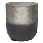 Nova Metal Table - 19 Inch Wide Round Iron Accent Silver Ombre, Boho.... Fixed Price $203.32.