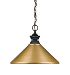 Z-lite 100701-MSG Pendant Lights 14"W Billiard Bronze. Fixed Price $120.70.