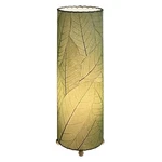 Eangee Home Design 24 Inch Cocoa Leaf Cylinder Table Lamp Green Shade Made Of.... Fixed Price $260.98.