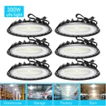 6 Pcs 300W Ufo Led High Bay 5000K Industrial Warehouse Commercial Lights. Fixed Price $122.99.