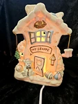 Lincolnshire 2002 Vintage Joy Shoppe Christmas Ceramic House Night Light Box. Fixed Price $38.50.