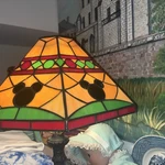 Rare Disney Mickey Mouse Tiffany Style Table Lamp Stained Glass 14 Shade Only. Fixed Price $850.00.