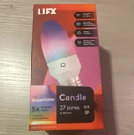 New Lifx Supercolor Smart Led Candle Bulb E26 4.2W Rgb Dimmable 1500-9000K. Fixed Price $19.00.