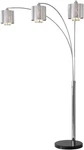 Nova Marilyn 3-LIGHT Arc Floor Lamp 90" Polished Chrome & Marble Base. Fixed Price $823.99.