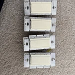 Lutron HRD-8ANS Homeworks Electronic Switch (light Almond). Fixed Price $40.00.