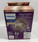 5X Philips 40W Equivalent Soft White Globe Wi-fi Led Dimmable Wiz Smart G25. Fixed Price $24.99.