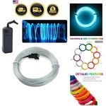Wire Neon Glowing Strobing Electroluminescent Light W/battery Pack.... Fixed Price $25.95.
