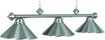 Ram Gameroom 3 Billiard Lights With Stainless Fullmetal Shades. Fixed Price $212.32.