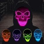 Halloween Led Skull Mask Scary Horror Cosplay Costume Party Luminous Light Up*. Fixed Price $14.40.