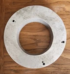 Vintage Industrial Salvage Aluminum Metal Sign Letter O, 8". Fixed Price $15.00.
