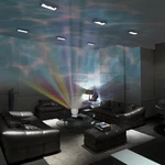 Soothing & Relaxing Ocean Wave Projector Led Night Light With Built-in Stereo.... Fixed Price $18.36.