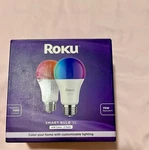 Roku Two Pack Light Bulbs Smart Led Color Changing Wi-fi Alexa Google New. Fixed Price $15.99.