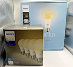 Philips Hue 4X Single Bulbs A19 (E26) Warm White + Referbished Lux Starter Kit. Fixed Price $89.95.
